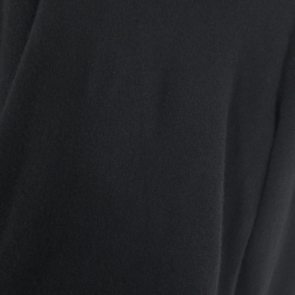 QUINCE Men's Sweater LARGE Black 100% YAK WOOL Pullover Luxury Knit ST1EC01 - Picture 9 of 10